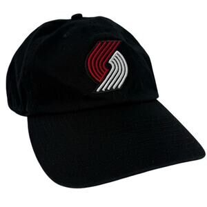 NBA Portland Trail Blazers ’47 Black Adjustable Strapback Hat OSFA